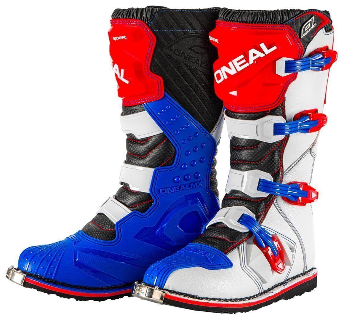 Мотоботы ONEAL RIDER BOOT red/blue