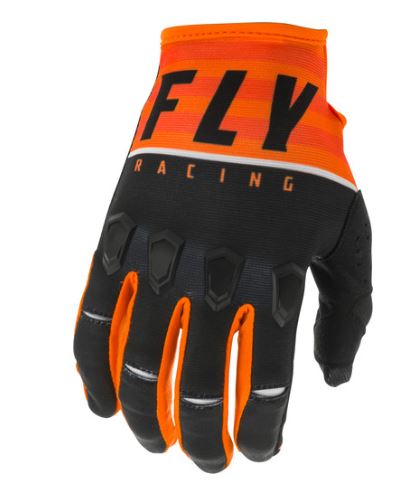Перчатки FLY RACING KINETIC K120 оранжевые/чёрные/белые (2020)