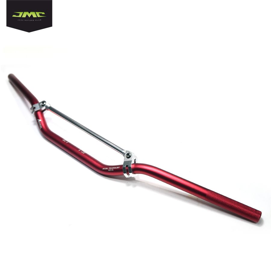 Руль Accel SH-02 22.2 мм. Honda низкий red