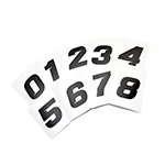 Наклейки номерные